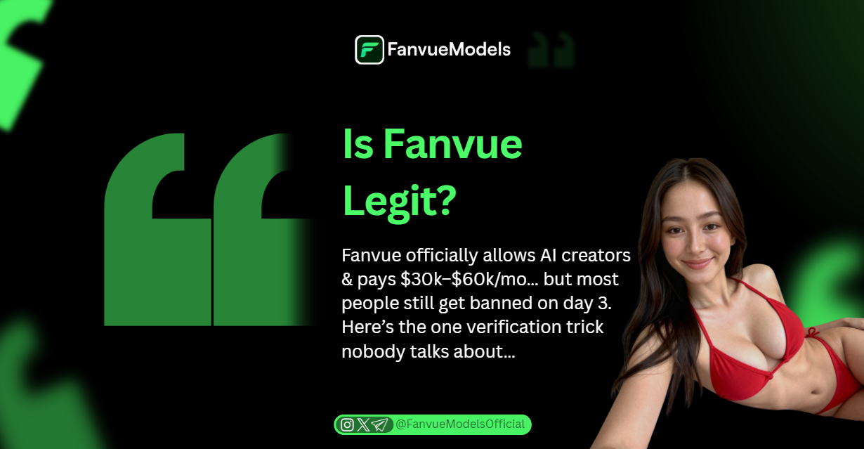 Is Fanvue legit?