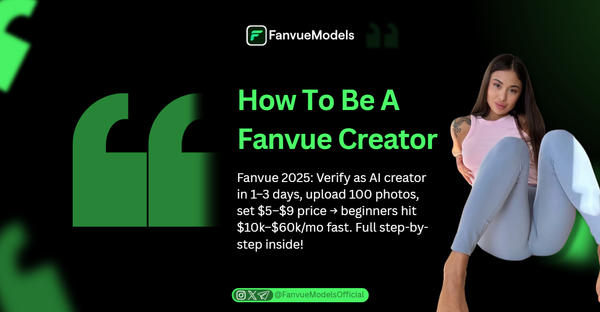 How To Become A Creator On Fanvue