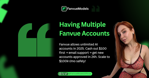 How to Manage Multiple Fanvue Accounts
